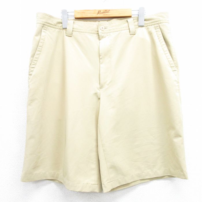グレッグノーマン ショートパンツ ベージュ 実寸W37 | 古着