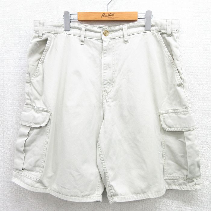 リーバイス シルバータブ 00s ショートカーゴパンツ ベージュ 実寸W39 | 古着