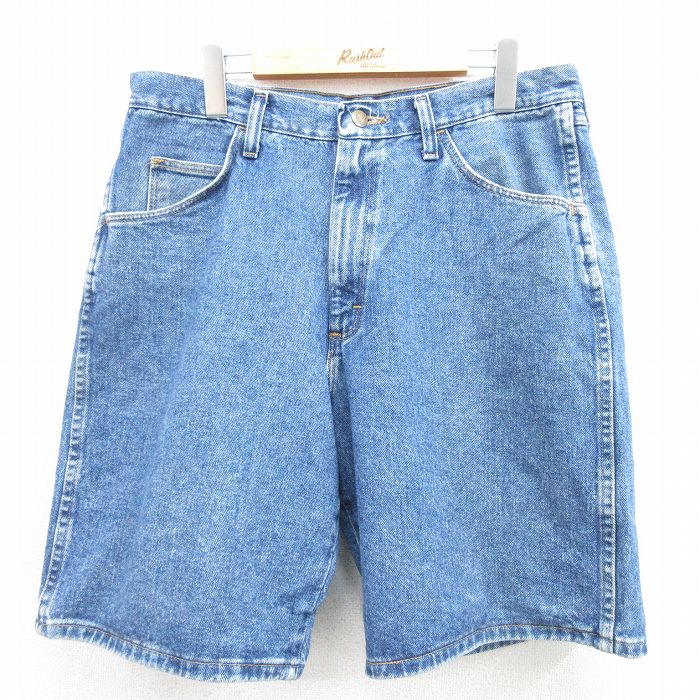 ラングラー ショートパンツ ネイビー 実寸W34 | 古着