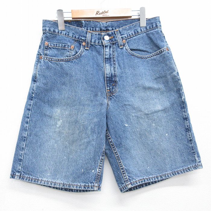 リーバイス550 90s ショートパンツ ネイビー 実寸W32 | 古着