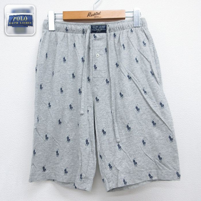 ラルフローレン ショートパンツ 霜降り グレー 実寸W32 | 古着
