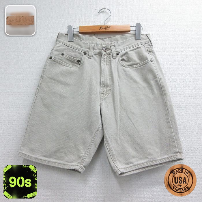 ギャップ 90s ショートパンツ ベージュ 実寸W29 | 古着