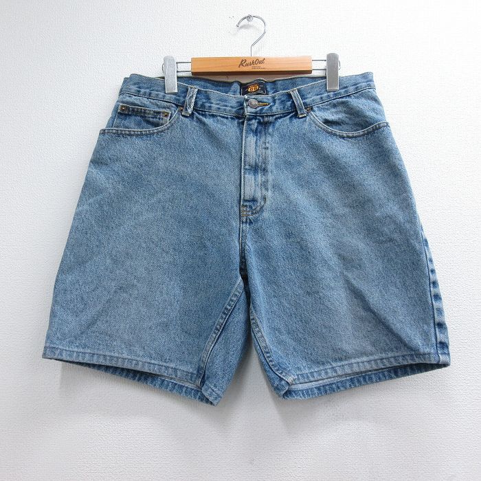 ルート66 00s ショートパンツ デニム ネイビー 実寸W34 | 古着