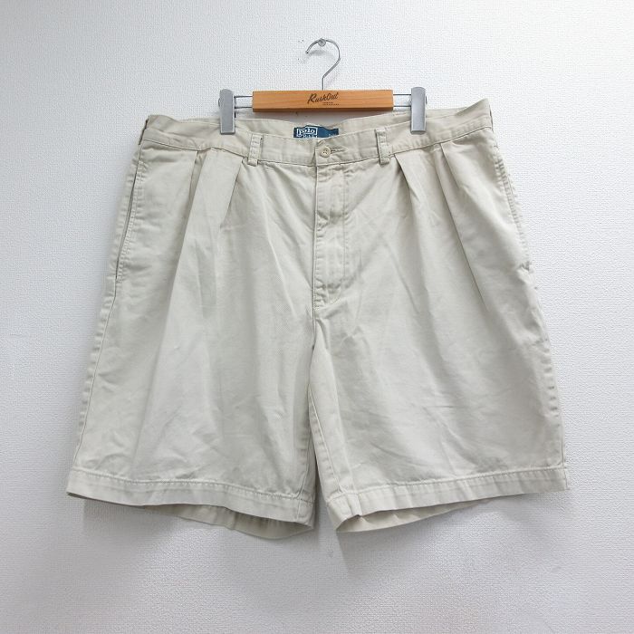 ラルフローレン 90s ショートチノパンツ ベージュ 実寸W40 | 古着