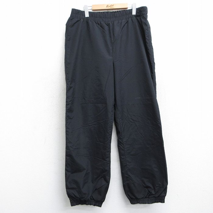 W38★古着 コロンビア COLUMBIA ナイロン パンツ メンズ 00年代 00s 黒 ブラック 25feb22 中古 ボトムス ロング