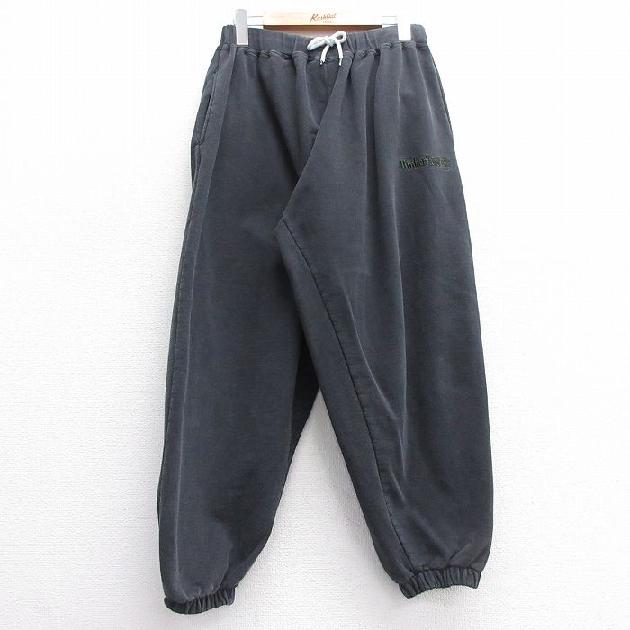 W34★古着 ティンバーランド スウェット パンツ メンズ ワンポイントロゴ 黒 ブラック 【spe】 25mar11 中古 ボトムス ロング