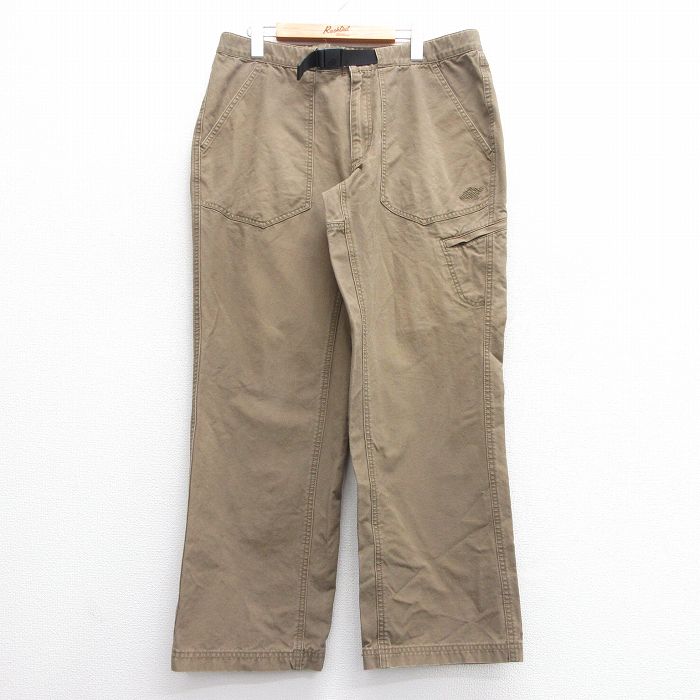 W35★古着 EMS クライミング パンツ メンズ コットン 茶 ブラウン 25mar11 中古 ボトムス ロング