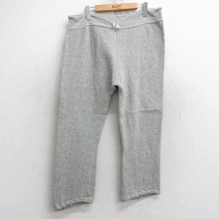 W38★古着 シアーズ スウェット パンツ メンズ 80年代 80s 無地 グレー 霜降り 【spe】 25may28 中古 ボトムス ロング