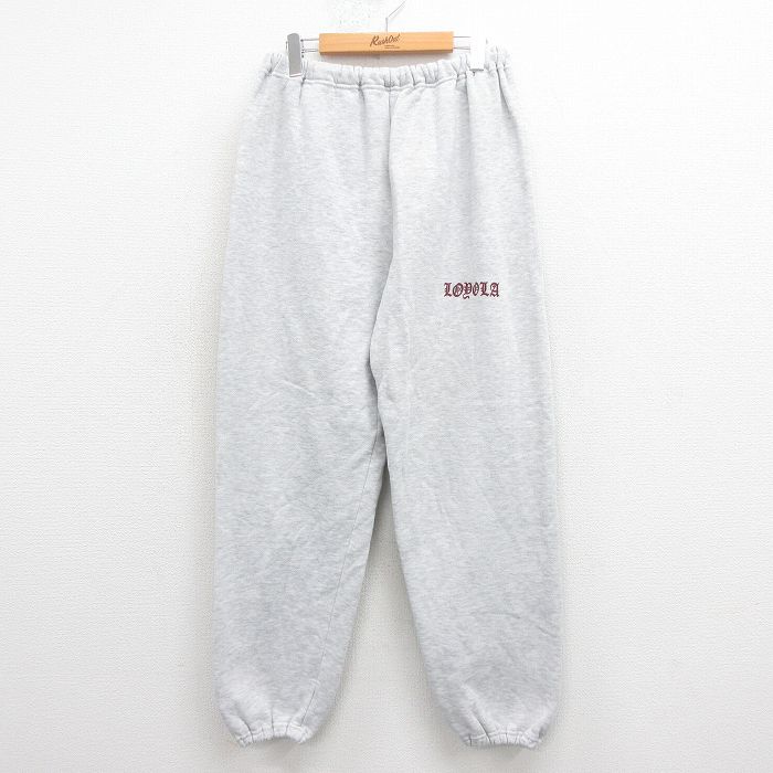 W35★古着 ラッセル スウェット パンツ メンズ 00年代 00s LODOLA グレー 霜降り 25aug06 中古 ボトムス ロング