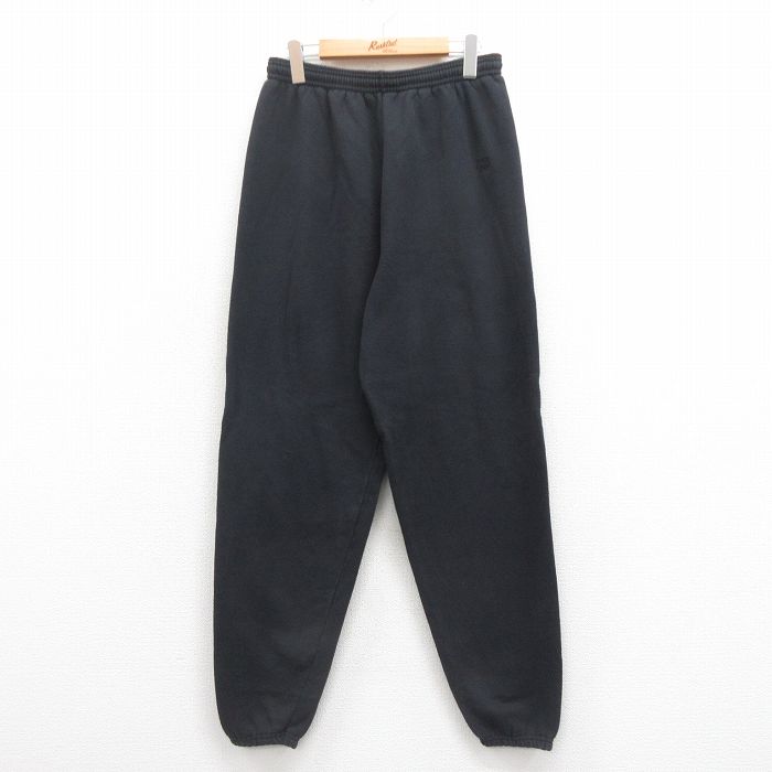 W33★古着 JCペニー スウェット パンツ メンズ 90年代 90s USAオリンピック USA製 黒 ブラック 25aug26 中古 ボトムス ロング