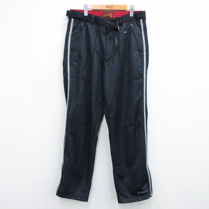 W36★古着 パンツ メンズ 黒他 ブラック 25oct02 中古 ボトムス ロング