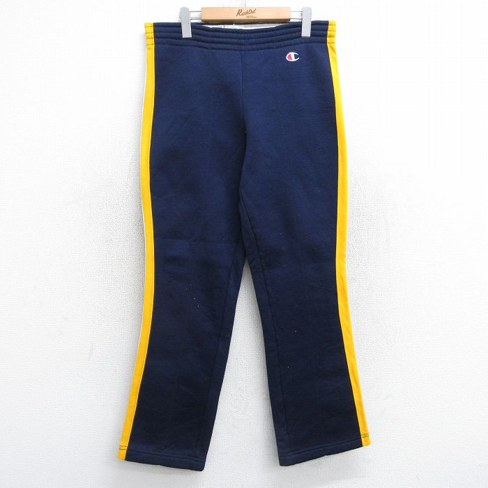 【50%OFF】チャンピオン 80s ジャージパンツ ワンポイントロゴ ネイビー W31 | 古着