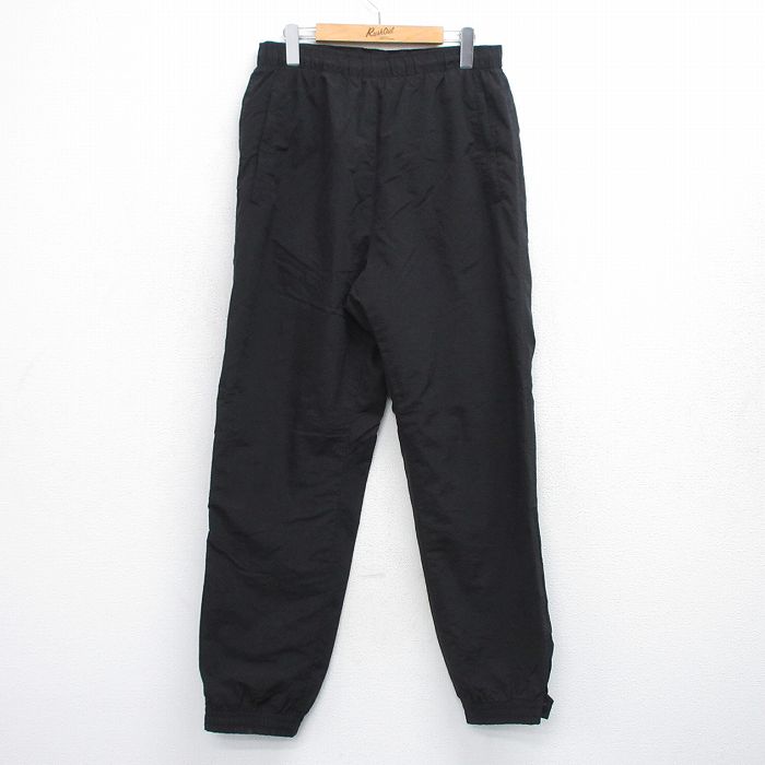 W33★古着 エルエルビーン LLBEAN ナイロン パンツ メンズ 90年代 90s 黒 ブラック 【spe】 25oct29 中古 ボトムス ロング