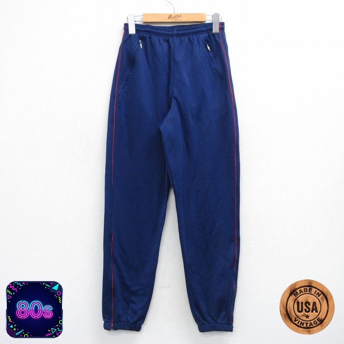 【50%OFF】エルエルビーン 80s トラックパンツ ネイビー W28 | 古着