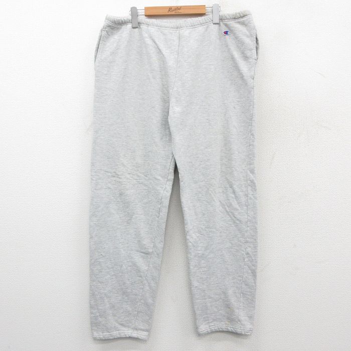 チャンピオン 90s スウェットパンツ ワンポイントロゴ グレー W39 | 古着