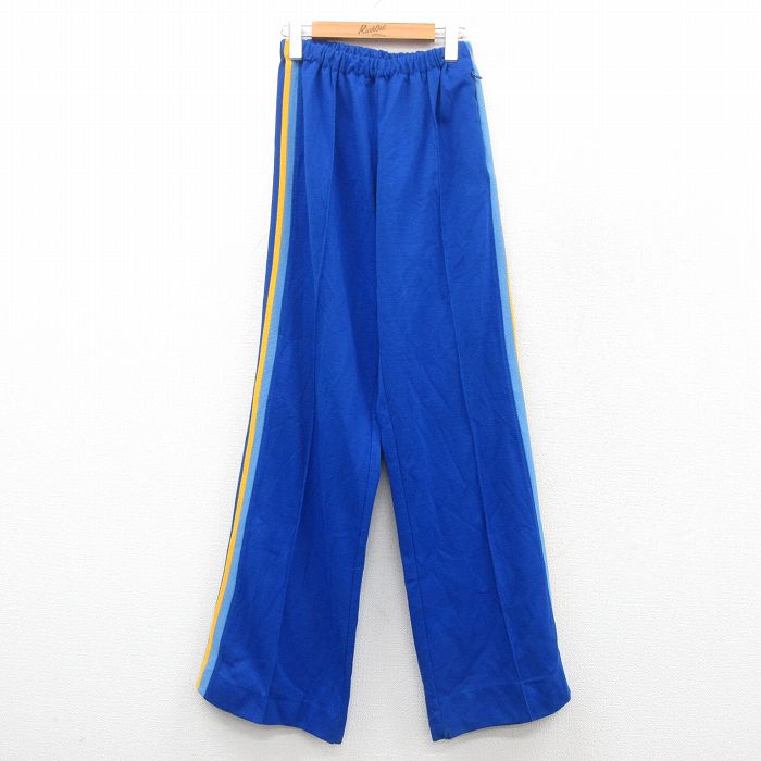 【20%OFF】W28★古着 イージー パンツ メンズ 青他 25nov21