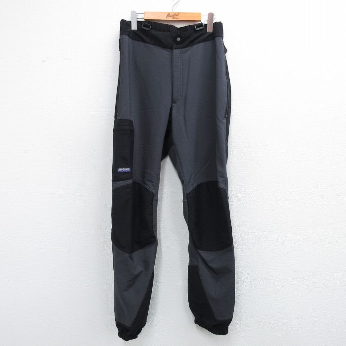 W33★古着 パタゴニア patagonia ミックス マスター パンツ メンズ カナダ製 黒 内側ファー【spe】 25nov27