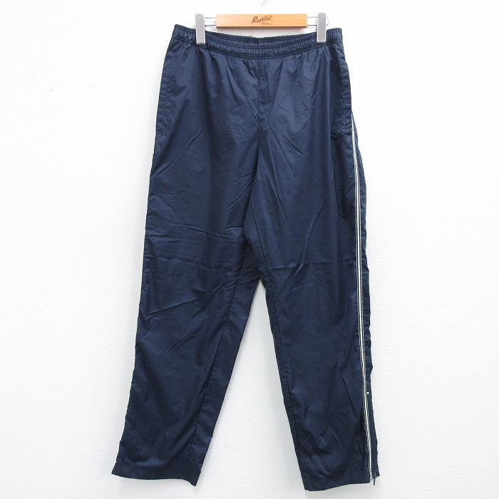 W29★古着 ギャップ GAP ナイロン パンツ メンズ 00年代 00s 紺 内側メッシュ 25nov27