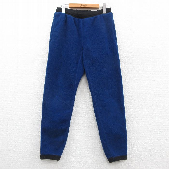 W30★古着 アールイーアイ REI フリース パンツ メンズ 90年代 90s 紺他 26jan06