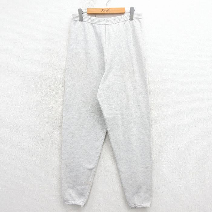 W33★古着 リー Lee スウェット パンツ メンズ 90年代 90s 無地 USA製 グレー 霜降り 26jan24