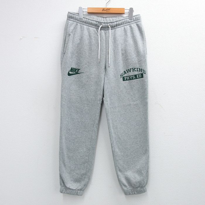 W32★古着 ナイキ NIKE スウェット パンツ メンズ ストレンジャーシングス グレー 霜降り【spe】 26jan31