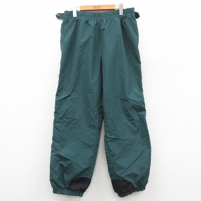 W35★古着 コロンビア ナイロン パンツ メンズ 90年代 90s 緑他 26feb14