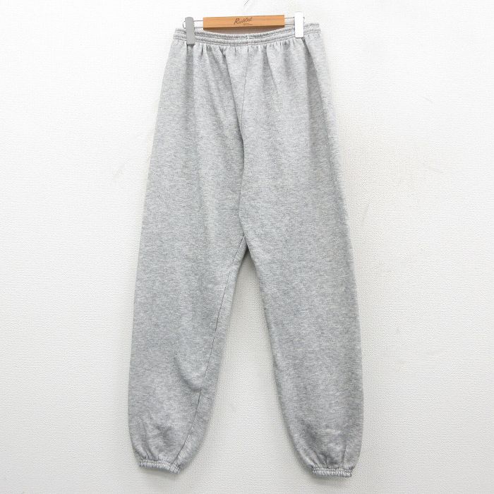 W36★古着 スウェット パンツ メンズ 90年代 90s 無地 グレー 霜降り 26feb14