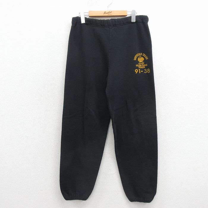 ラッセル 90s スウェットパンツ アイダホ ブラック 実寸W34 | 古着