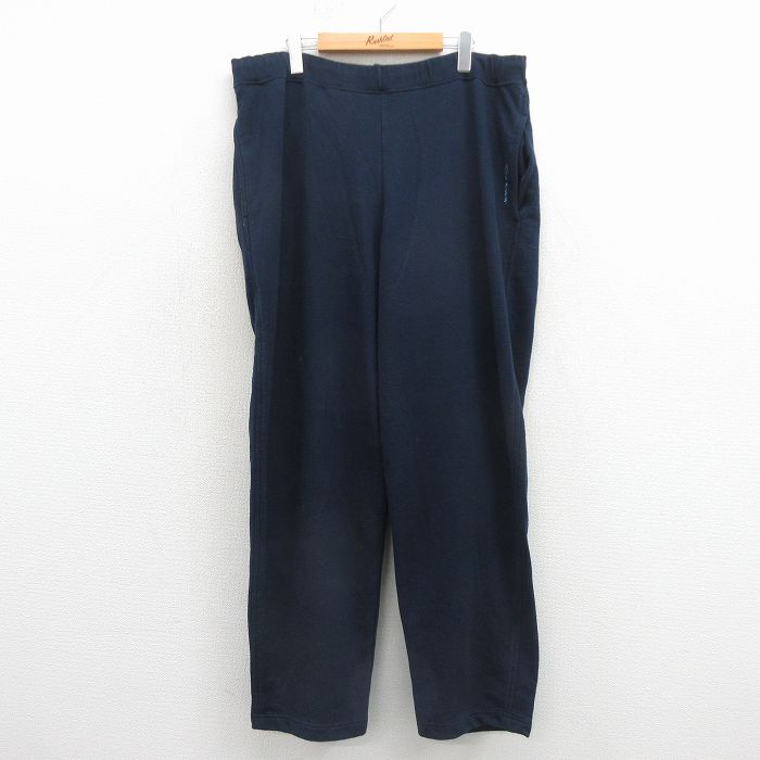 W39★古着 リーボック スウェット パンツ メンズ 00年代 00s ワンポイントロゴ 紺 26mar23