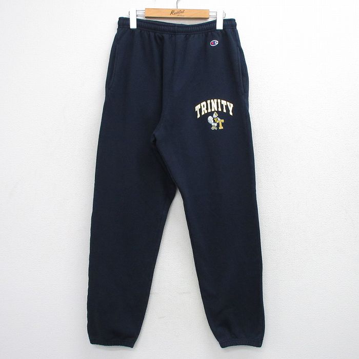チャンピオン 00s スウェットパンツ トリニティ ネイビー 実寸W33 | 古着