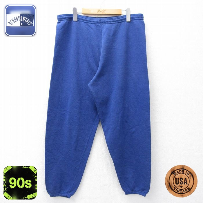 リー 90s スウェットパンツ ネイビー 実寸W35 | 古着