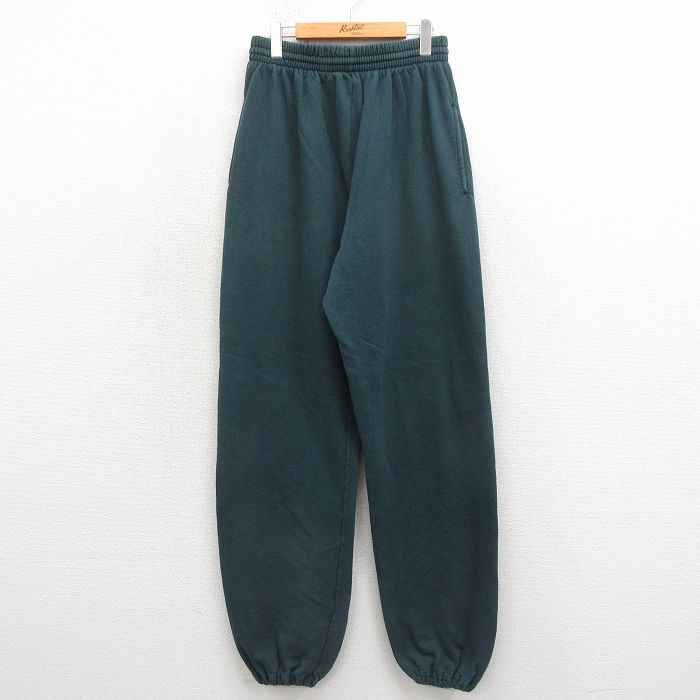 ラッセル 90s スウェットパンツ 無地 グリーン W35 | 古着