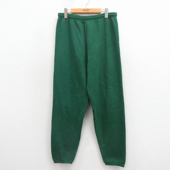 リー 90s スウェットパンツ グリーン 実寸W35 | 古着