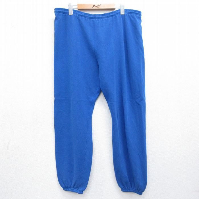 90s スウェットパンツ ブルー 実寸W40 | 古着