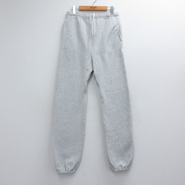 W33★古着 オシュコシュ スウェット パンツ メンズ 90年代 90s 無地 リバースタイプ USA製 グレー 霜降り【spe】 26jul04