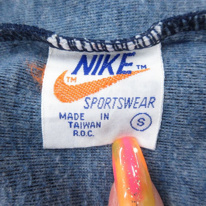 W34/古着 ナイキ NIKE ジャージ パンツ メンズ 70年代 70s ワンポイントロゴ ネイビー【spe】 26jul04 古着通販 W34☆古着 ナイキ NIKE ジャージ パンツ メンズ 70年代 70s
