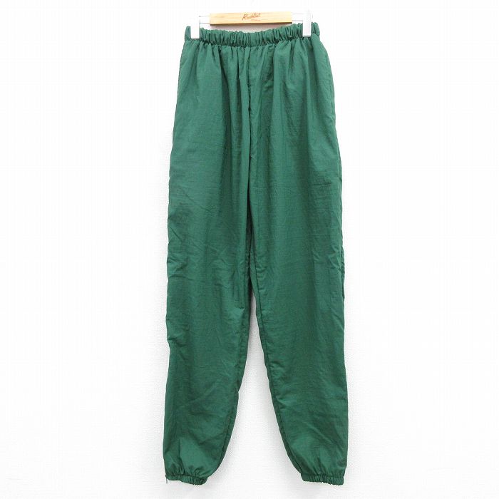 ナイロン パンツ グリーン 実寸W34 | 古着