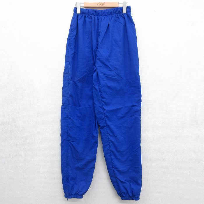 ナイロン パンツ ブルー 実寸W34 | 古着