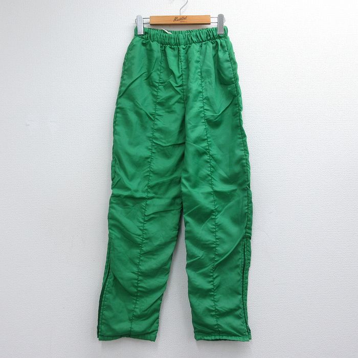 ナイロン パンツ グリーン 実寸W30 | 古着