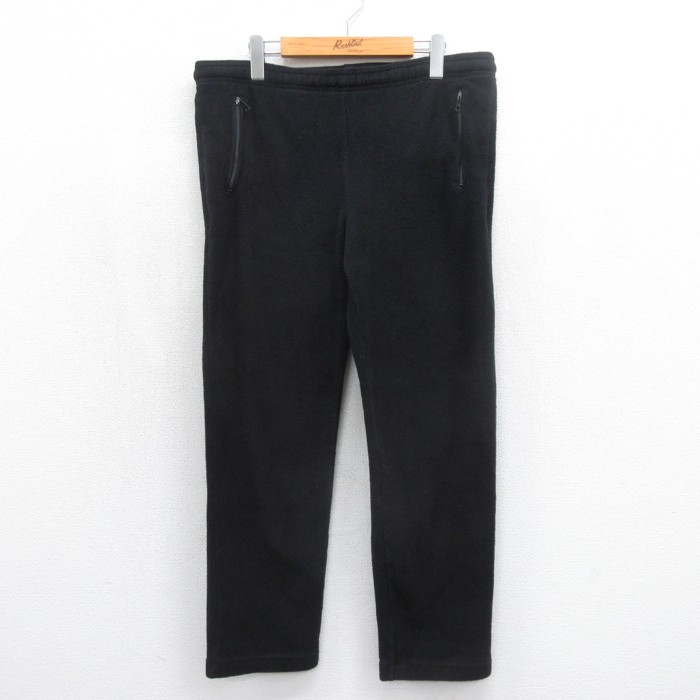 L.L.Bean 90s パンツ ポーラテックフリース ブラック 実寸W36 | 古着