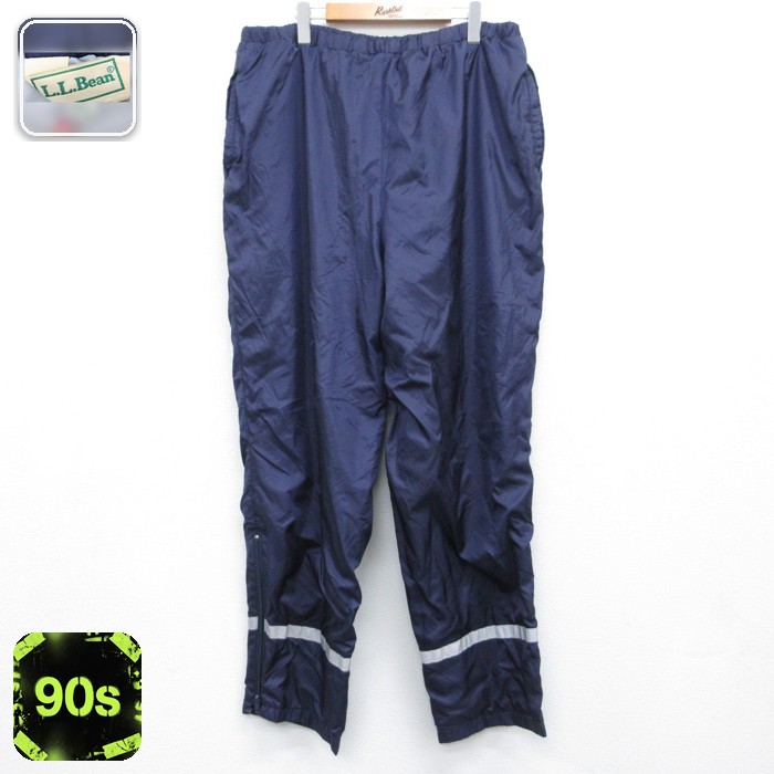L.L.Bean 90s パンツ リフレクター ネイビー 実寸W34 | 古着