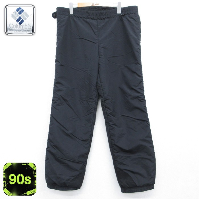 コロンビア 90s パンツ ブラック 実寸W36 | 古着