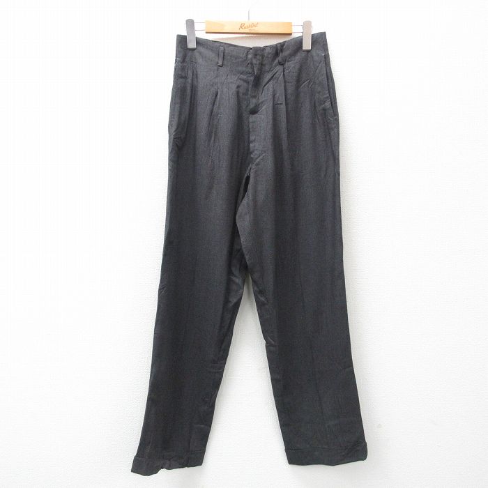 【50%OFF】70s スラックス グレー W28 | 古着