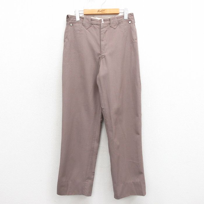 W30★古着 ビンテージ パンツ メンズ 60年代 60s タロン 薄エンジ 25oct30 中古 ボトムス ロング