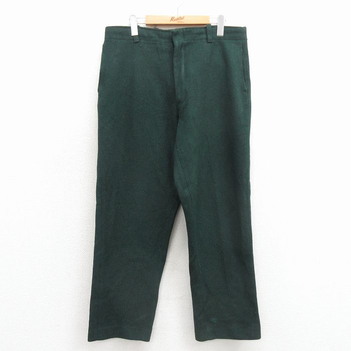 【20%OFF】70s パンツ タロン グリーン W36 | 古着
