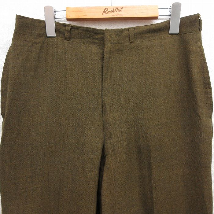古着通販 W31☆古着 ビンテージ スラックス パンツ メンズ 70年代 70s