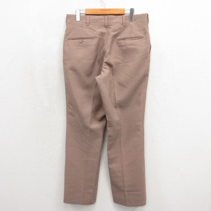 古着通販 W33☆古着 ビンテージ スラックス パンツ メンズ 70年代 70s