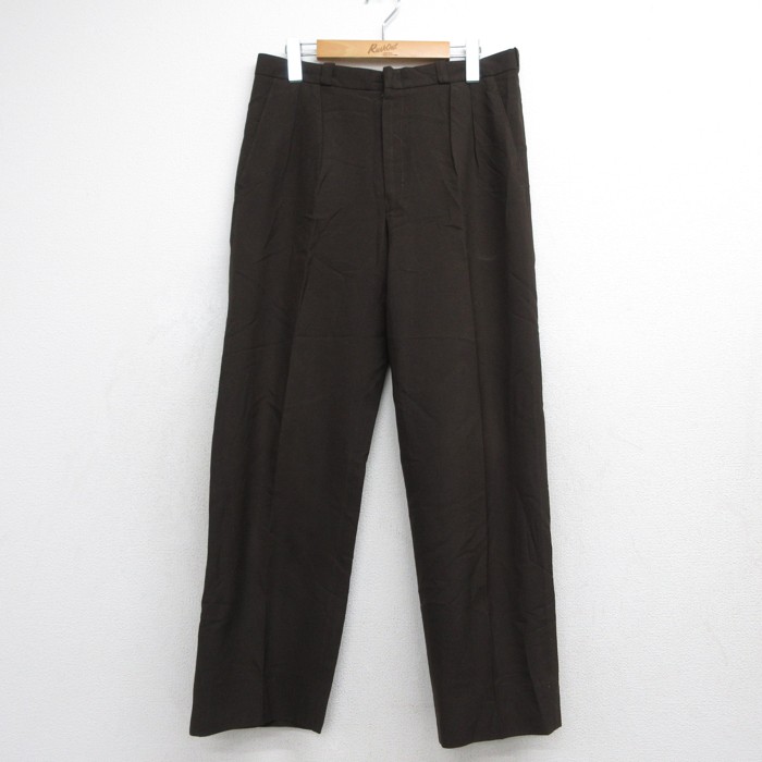 70s ジーンズ タック ブラウン 実寸W32 | 古着