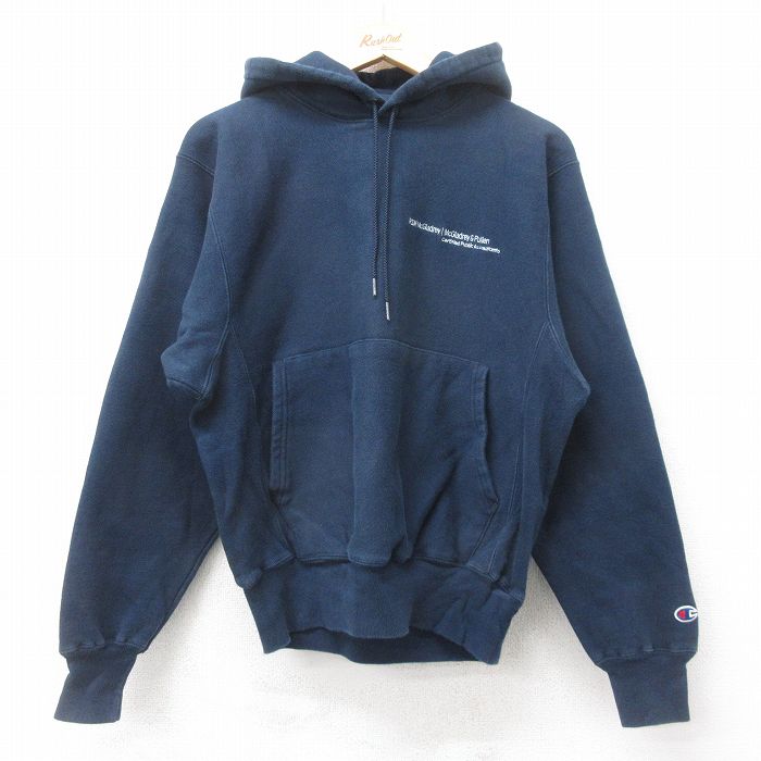 【20%OFF】チャンピオン 00s リバースウィーブパーカー RSM ネイビー M | 古着