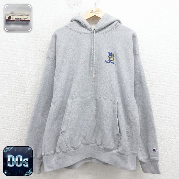 古着通販 XL☆古着 長袖 チャンピオン Champion リバースウィーブ